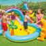 Combo Intex Play Center Inflable Dinoland + Inflador 24386/3