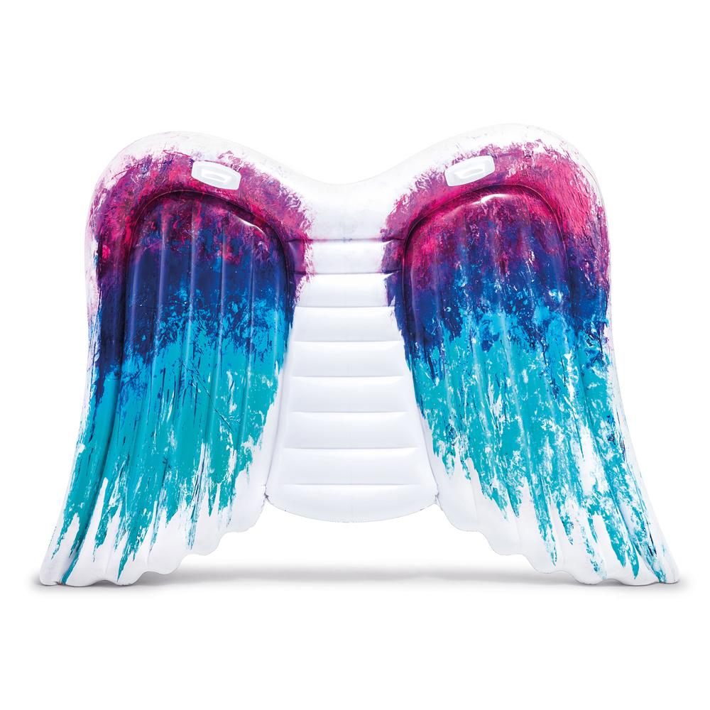 Combo Intex Colchoneta Alas de Angel + Inflador 24480/8