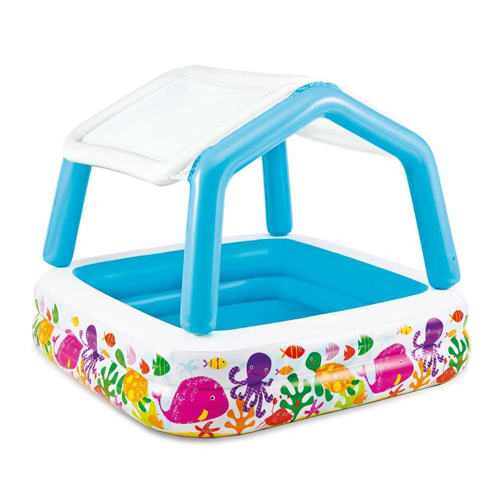 Pileta Infantil Intex Techo Desmontable 157 X 157 X 122 CM 21583/3