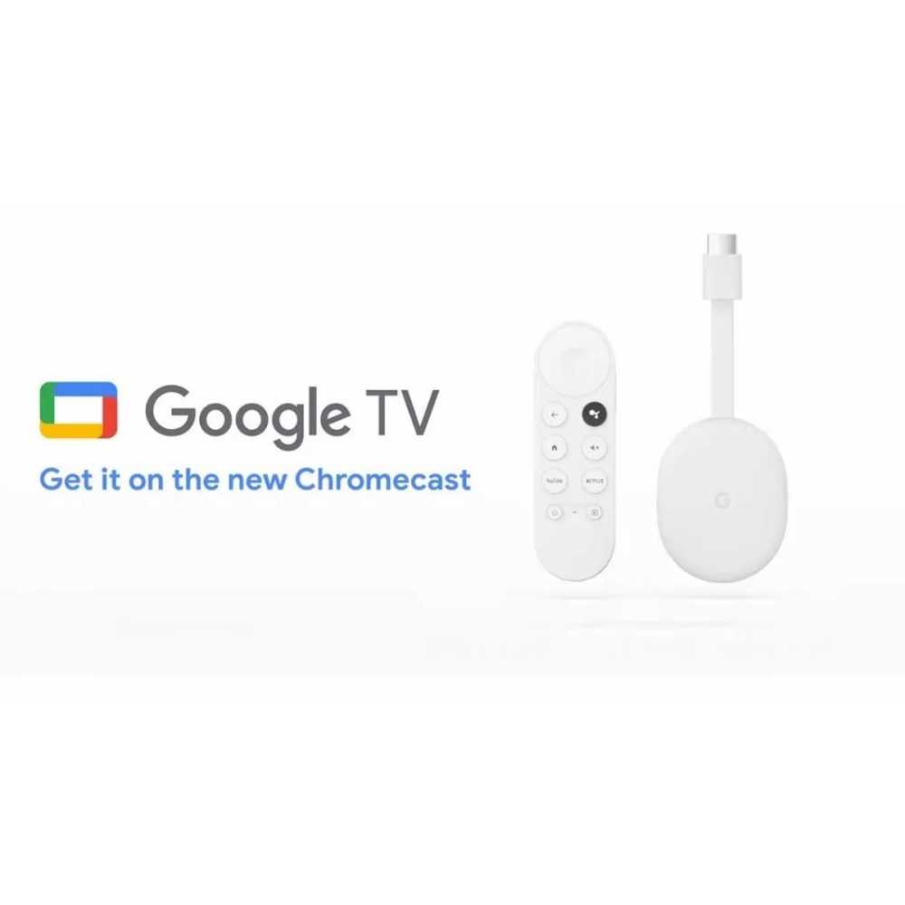 Google Chromecast 4ta Generación con TV de Voz 8GB 4K