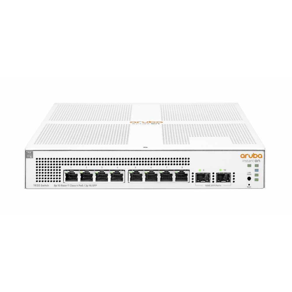 Switch Hewlett Packard Enterprise Aruba 8G 2SFP POE+ 124W