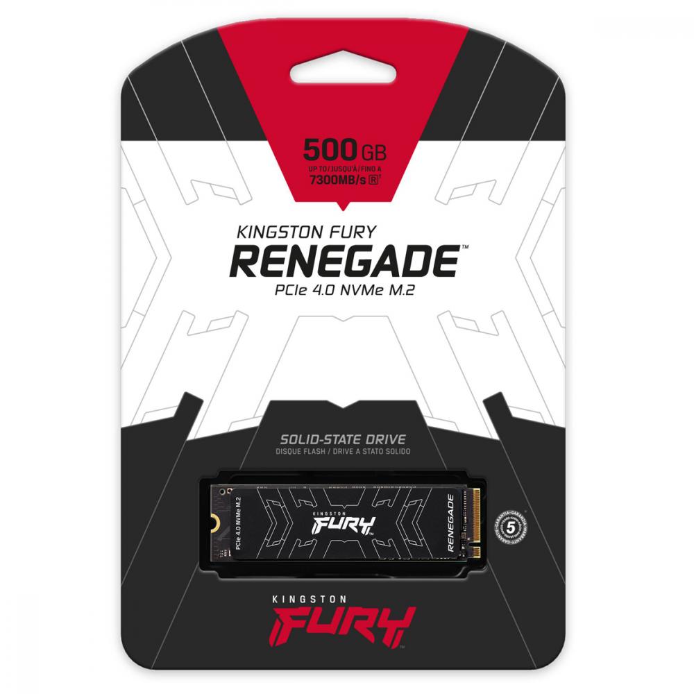 Disco Solido Kingston Fury Renegade 500GB M.2 2280