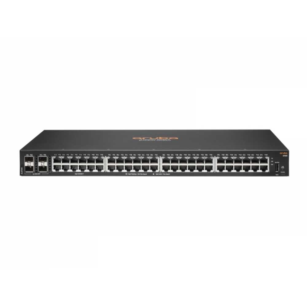 Switch HPE Aruba 6100 48G 4SFP+