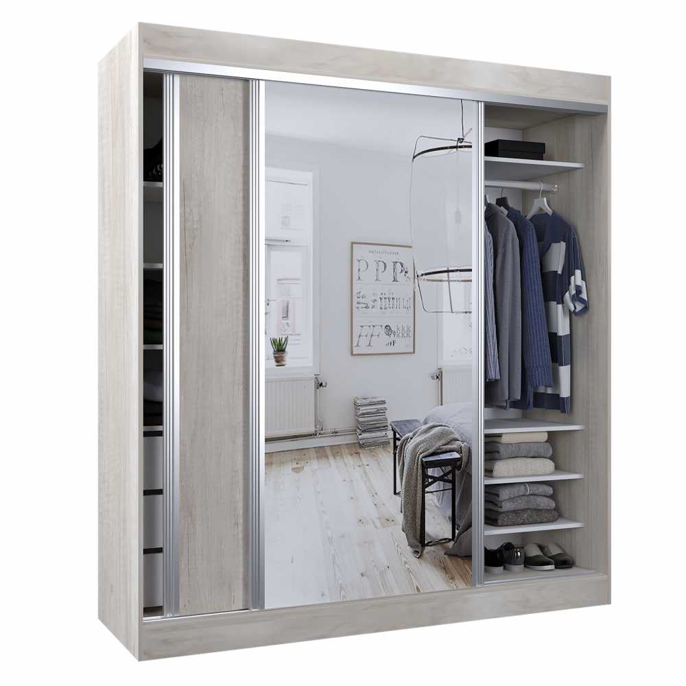 Placard CORSA Ropero Vestidor 180x200 con espejo helsinki