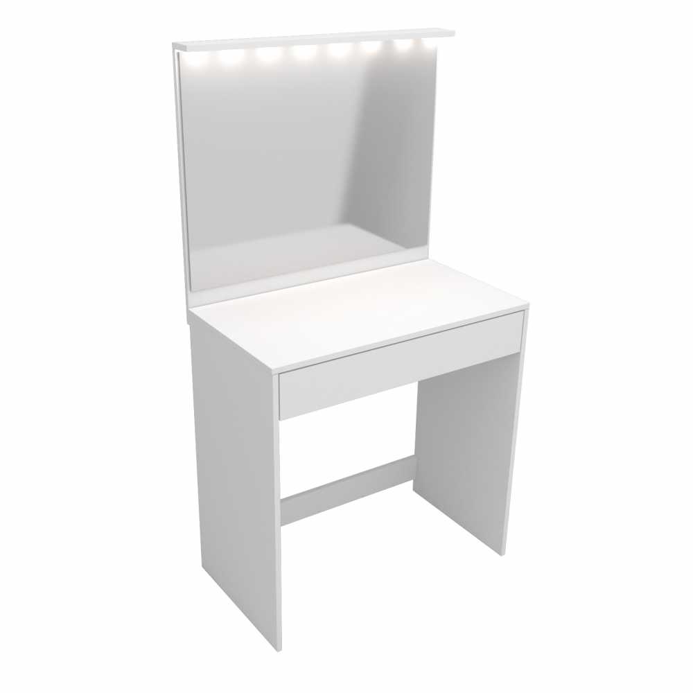 Tocador Maquillador CORSA  con Espejo y Luz Led Blanco