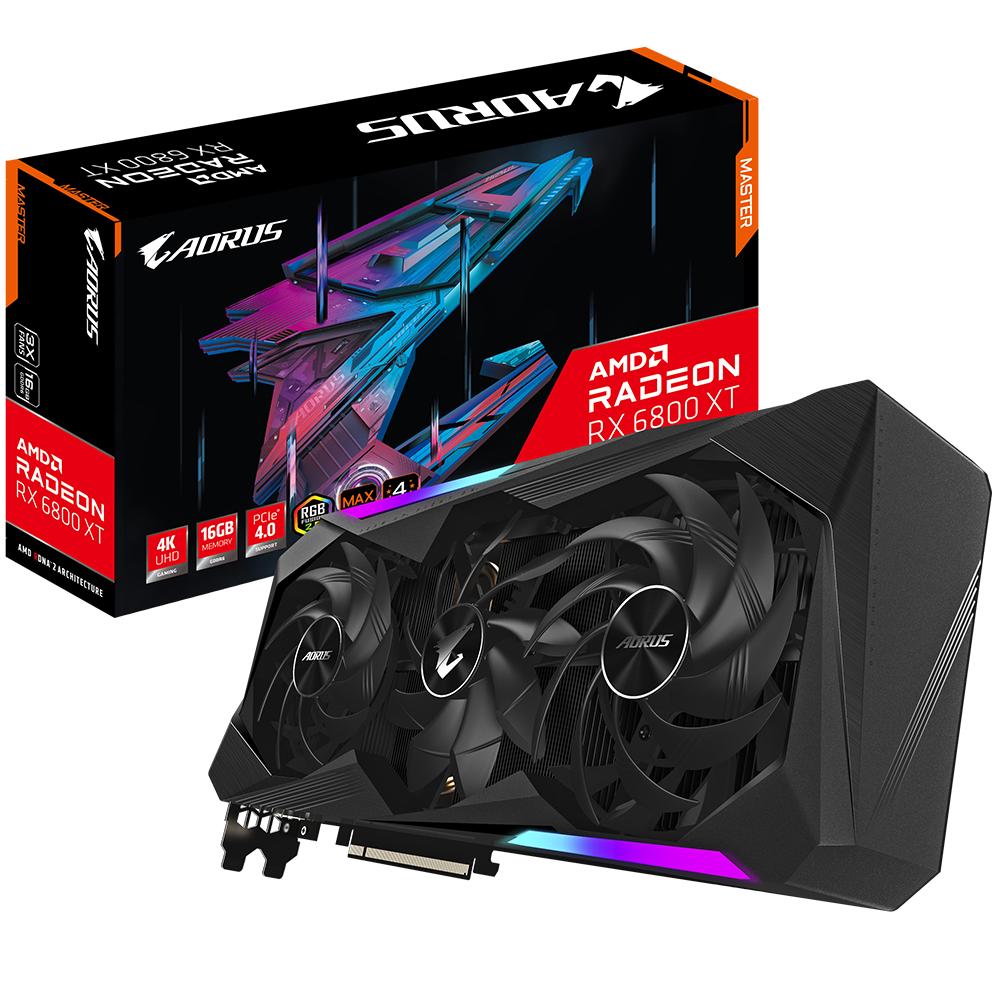 Placa video Gigabyte RX 6800XT Master Aorus Gaming OC 16 GB