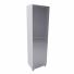 Mueble Multiuso CORSA con ruedas estantes y espejo blanco