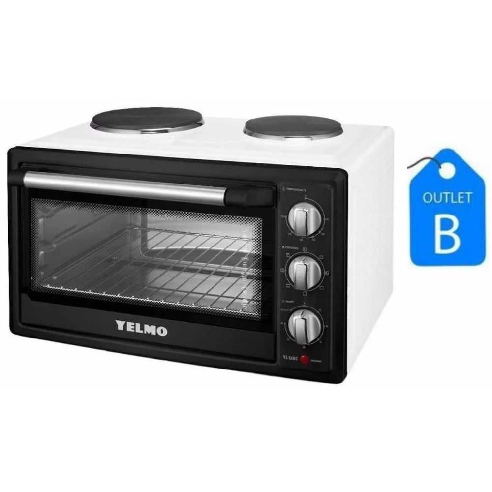 Outlet B Horno Eléctrico Yelmo 52 Lts Doble Anafe YL-52AC
