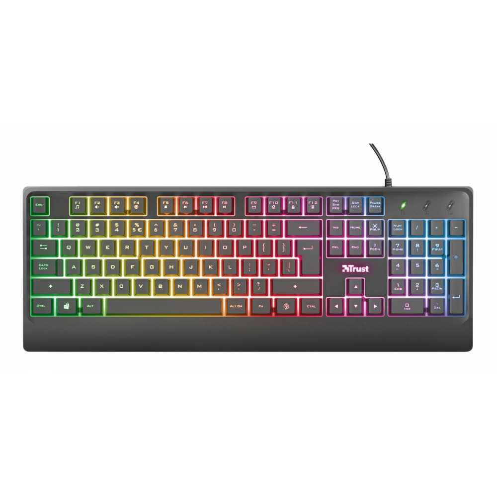 Teclado Gamer Led Trust Ziva Español