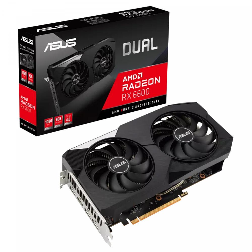 Placa de Video Asus Dual RX 6600 8GB
