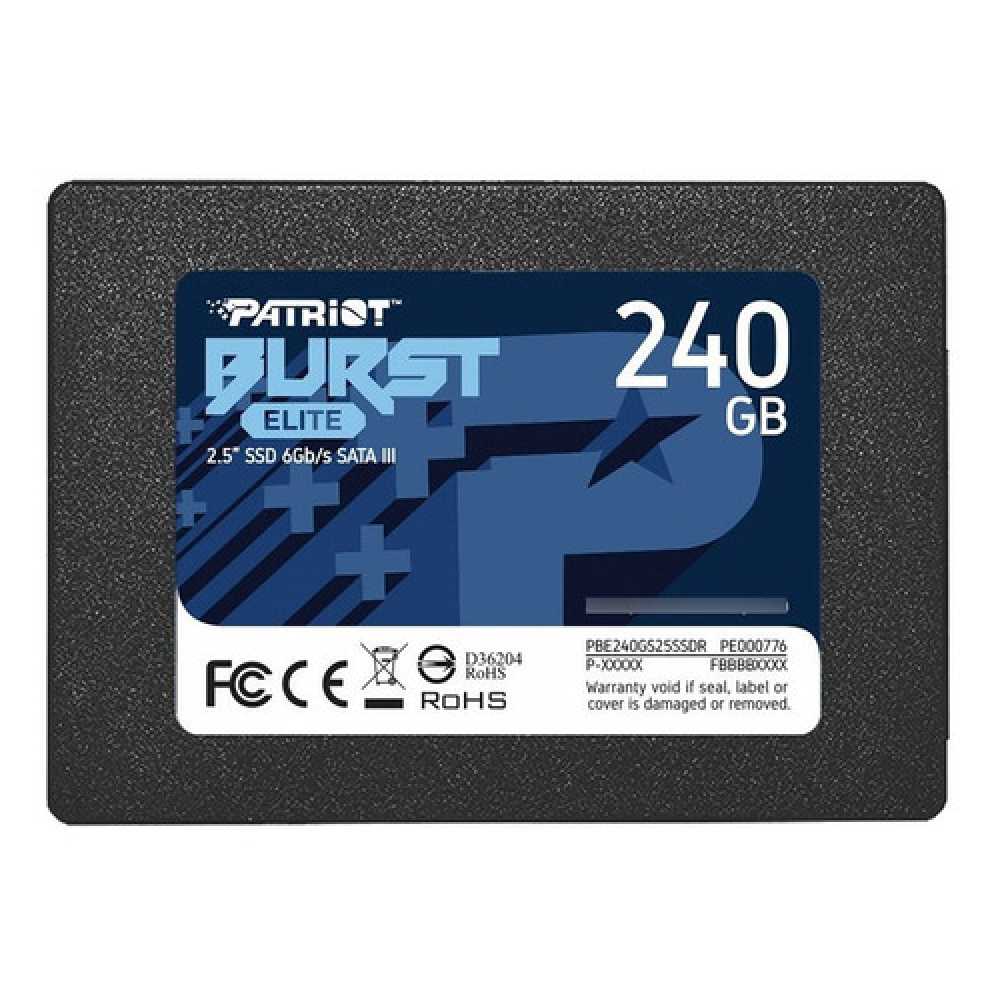 Disco Solido Ssd Patriot Burst Elite Gaming 240gb Sata 3 2,5