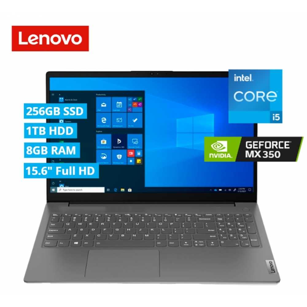 Notebook Lenovo V15 Core I5 1135G7 8GB Ram 256GB Ssd 1TB HDD