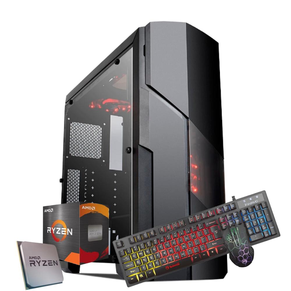 PC GAMER RYZEN 5 5600G + 16GB+ SSD 480GB - graficos vega 7 RGB + TEC y MOUSE REG