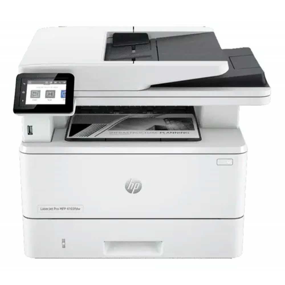 Impresora Multifuncion Hp 4103fdw Laserjet Pro Blanco Y Negro Con Wifi