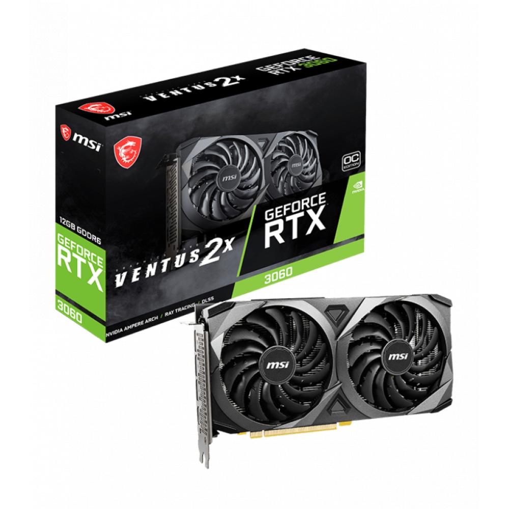 VGA MSI Geforce RTX 3060 Ventus 2x 12GB/GDDR6 OC