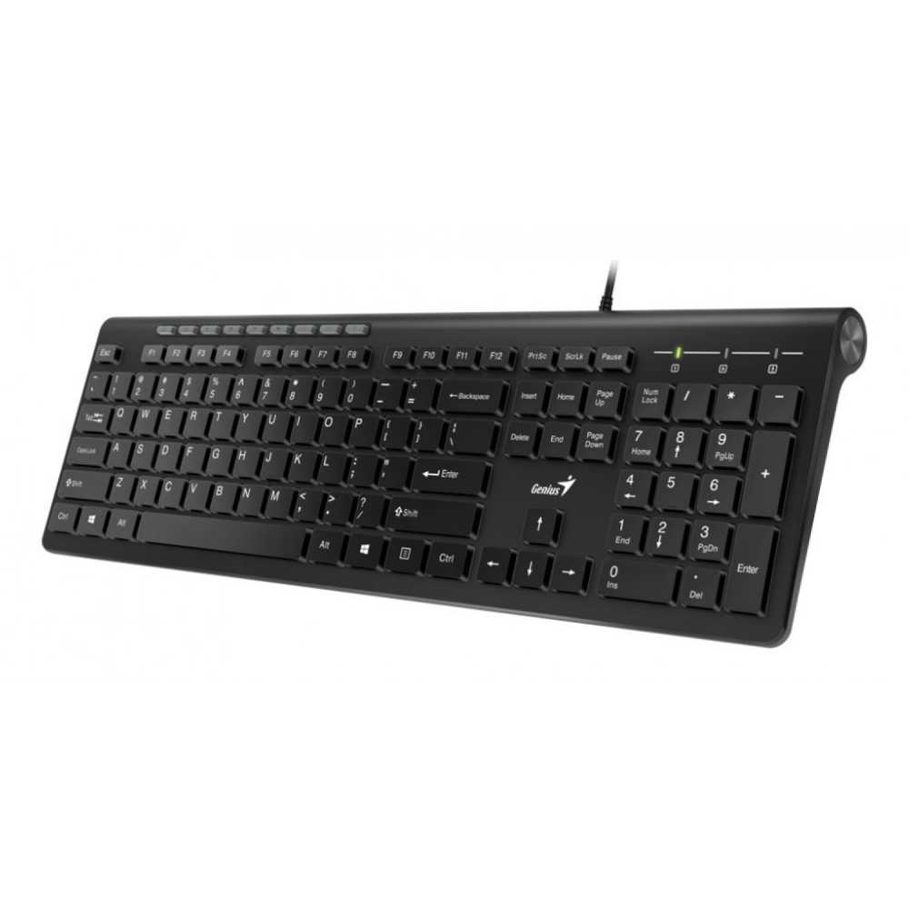 Teclado Genius Slimstar Black USB