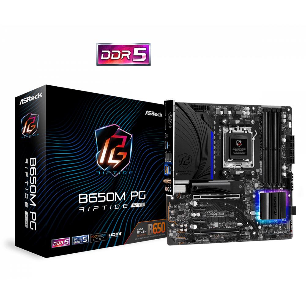 Mother Asrock (AM5) B650M PG Riptide E Wifi