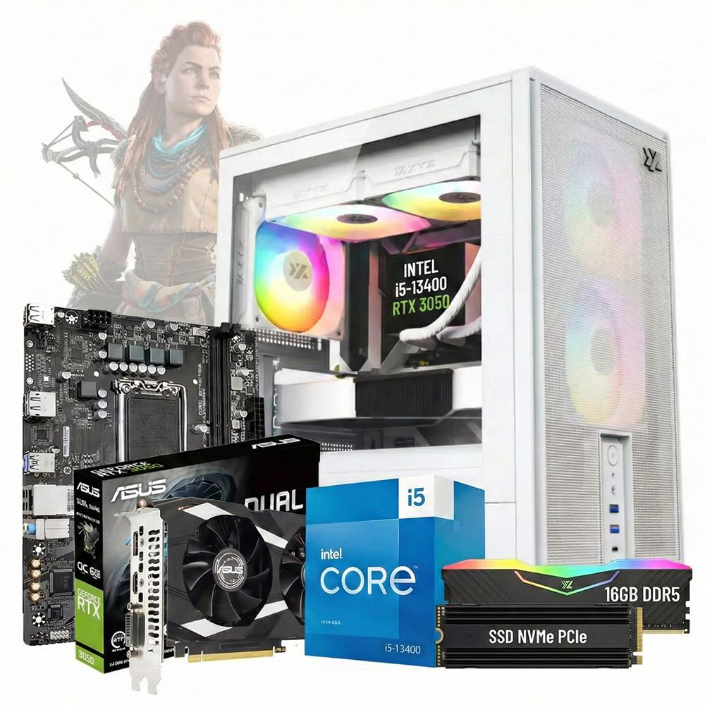 Pc Necxus Gamer Core i7 13700 16GB DDR5 500GB SSD PCIe 700W