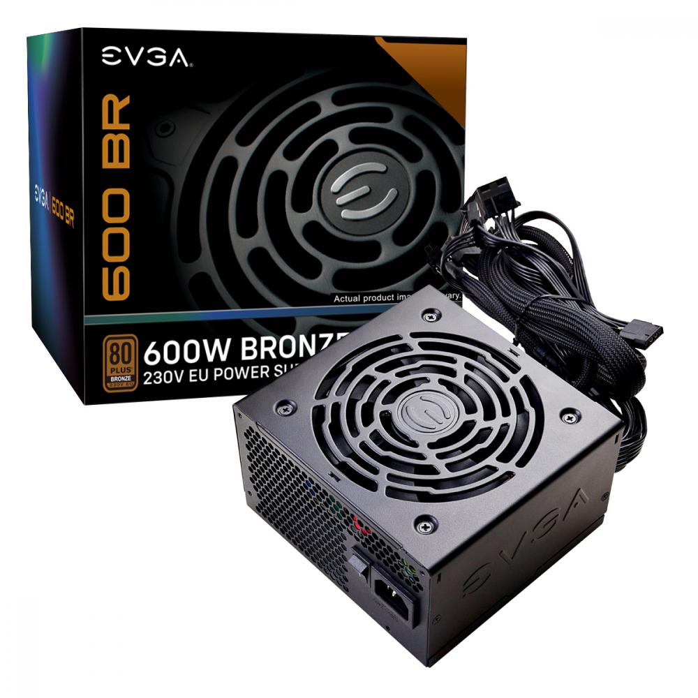 Fuente EVGA Gamer 600W BR 80 BRONZE