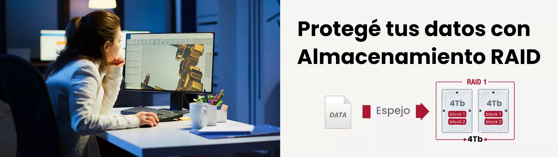 RAID 1: Protección de datos