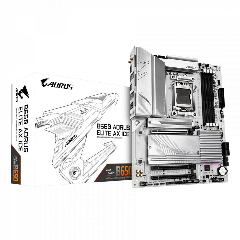 Mother Gigabyte (AM5) B650 AORUS ELITE AX ICE