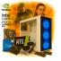 Pc Necxus Gamer Core i7 12700 16GB DDR5 512Gb M.2 PCIe RTX 5060 6GB GDDR6