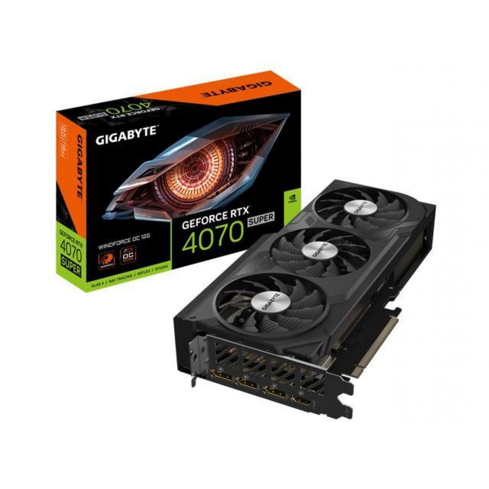 Placa de video gigabyte rtx 4070 super wf3 oc 12gb