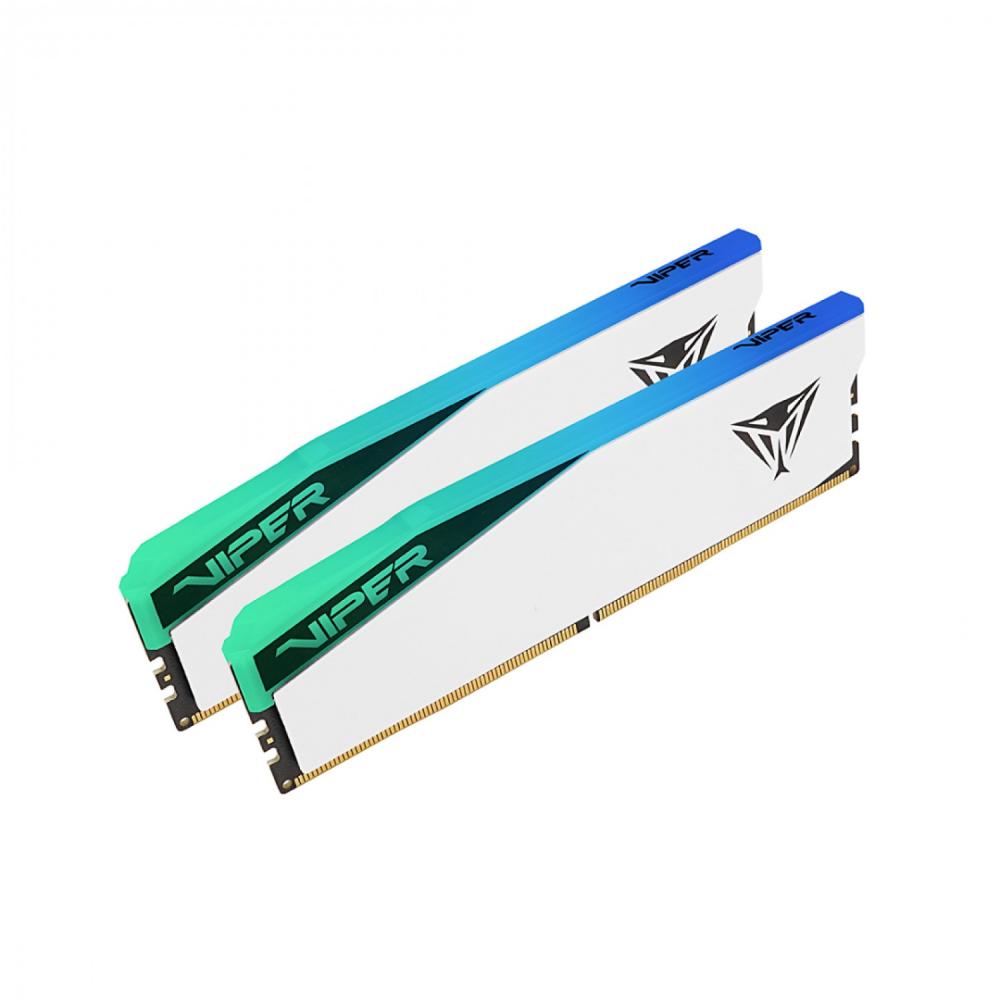 Memoria patriot ddr5 viper elite 5 32gb 7000 mhz rgb cl38 white dual kit pe00093