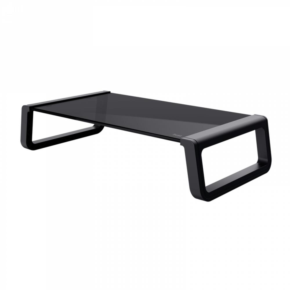 Soporte trust monitor vidrio stand black