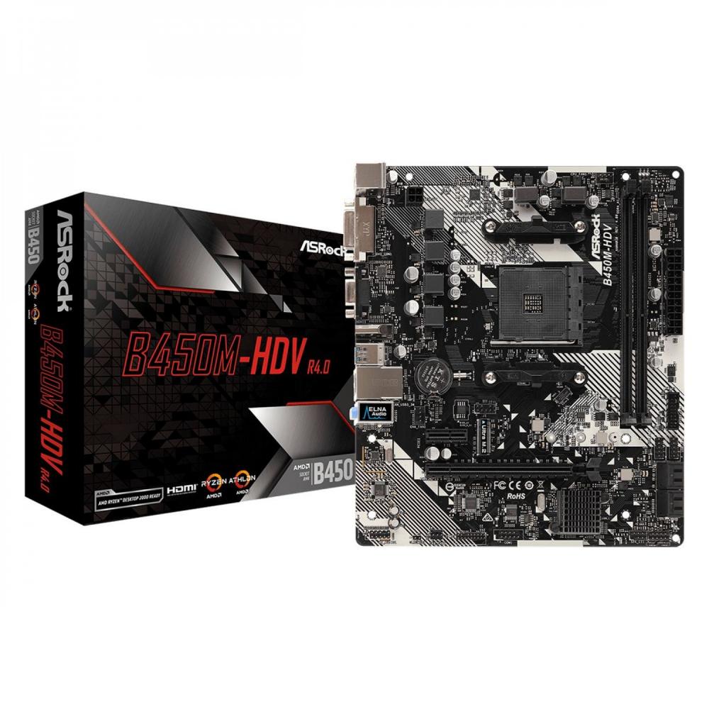 Mother asrock (am4) b450m-hdv r4.0
