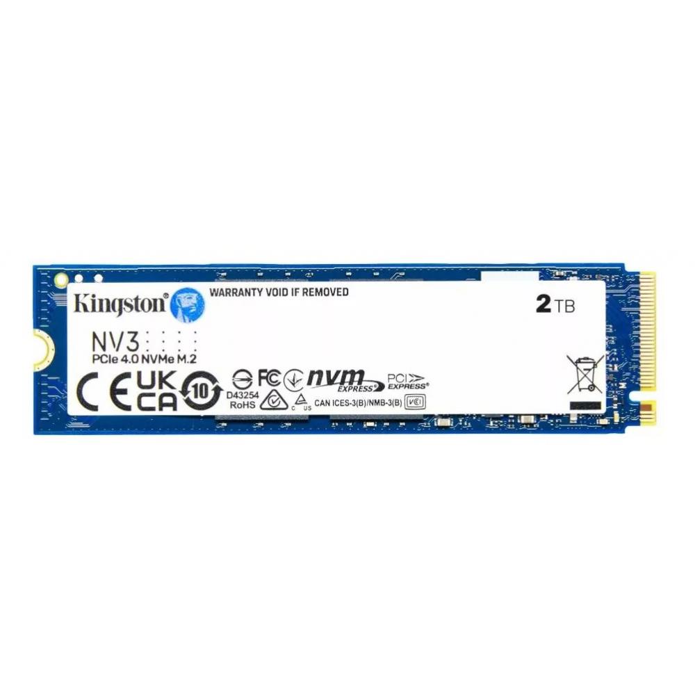 Disco Solido Interno Kingston 2000GB NV3 PCIE NVME M2