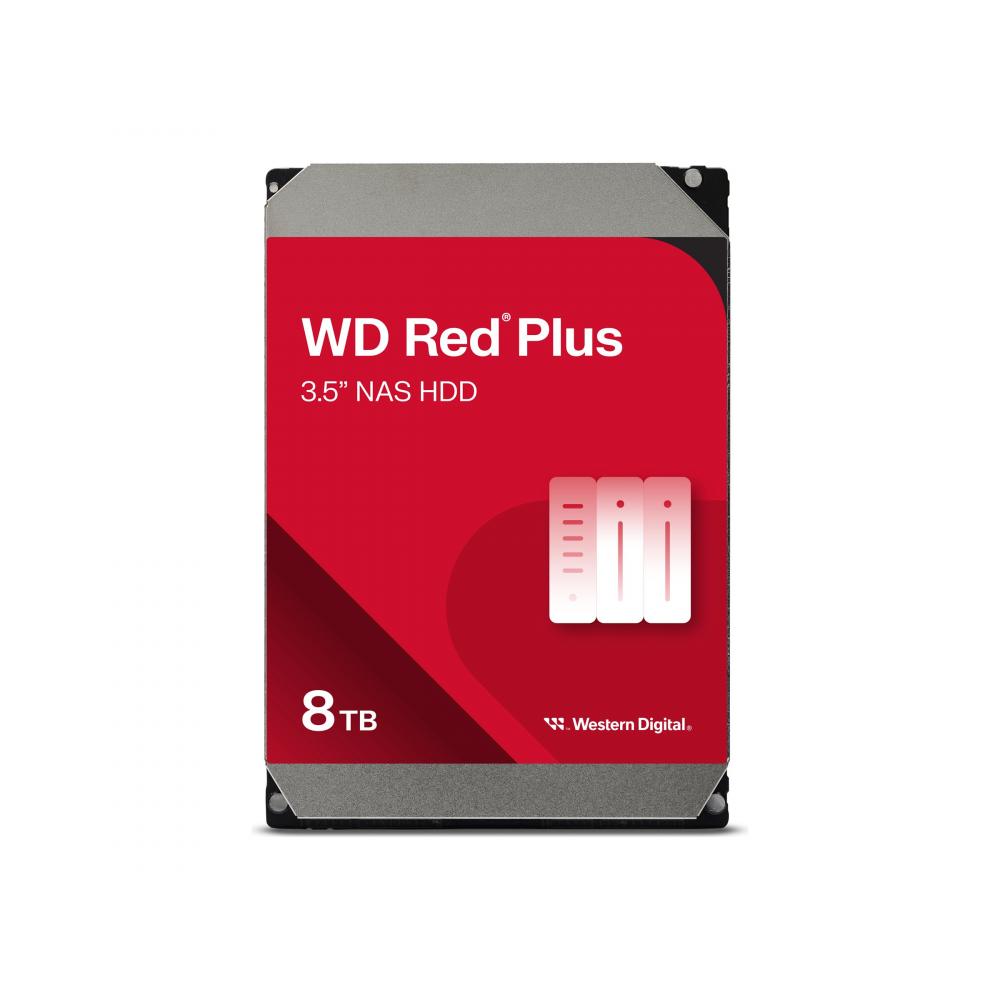 Disco duro interno western digital 8tb 3.5 red plus