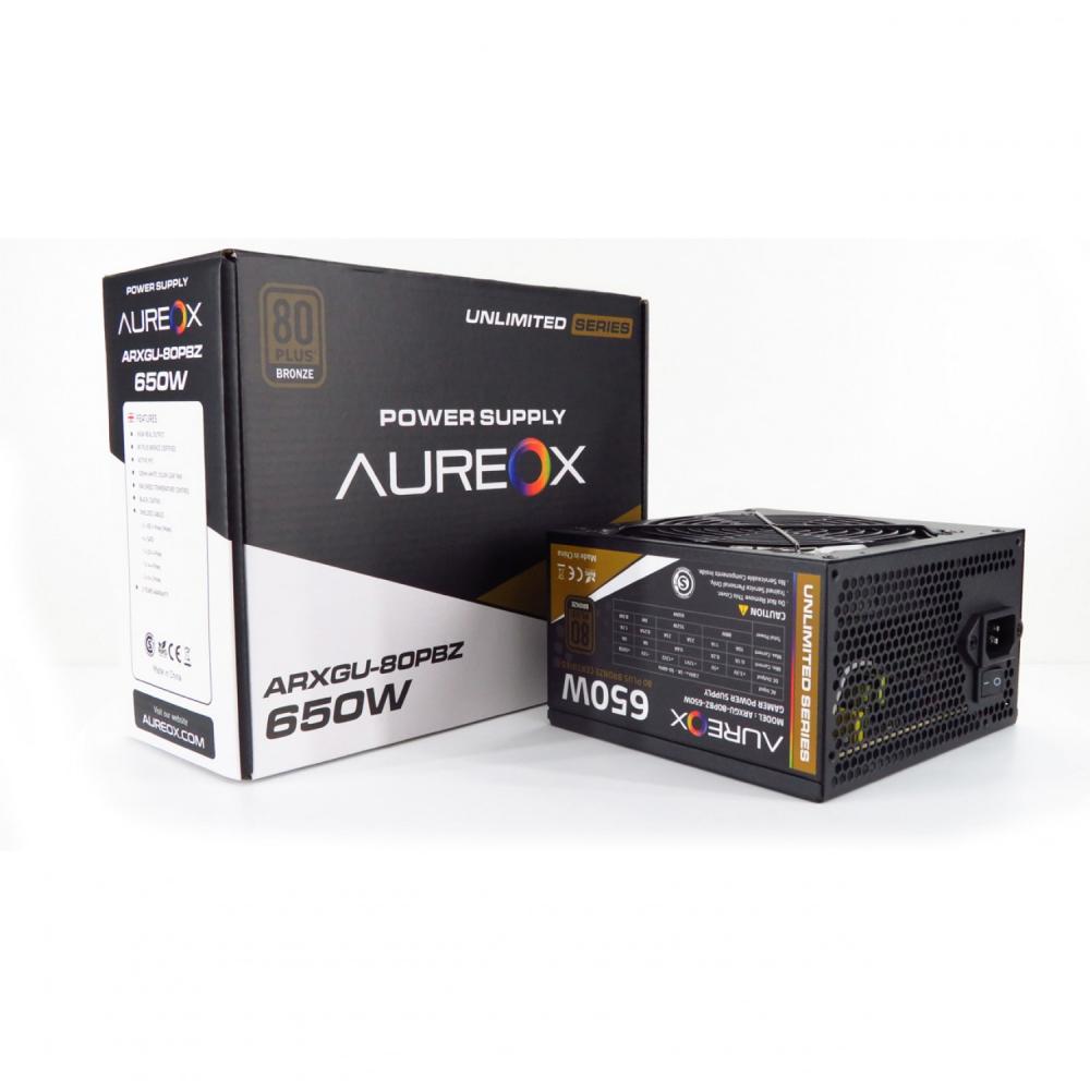 Fuente gamer aureox 650w bronze 80+psu