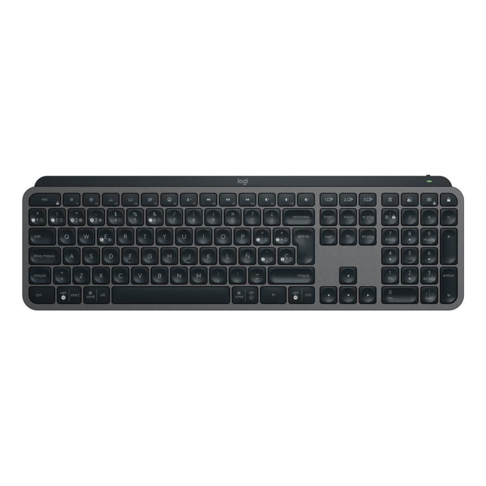 Teclado bluetooth logitech master mx keys s retroiluminado
