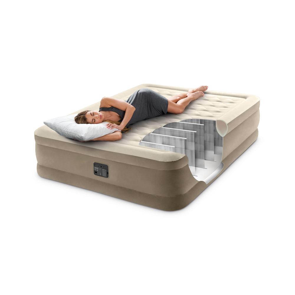 Colchon inflable con sommier dos plazas motor electrico incorporado - dura-beam 