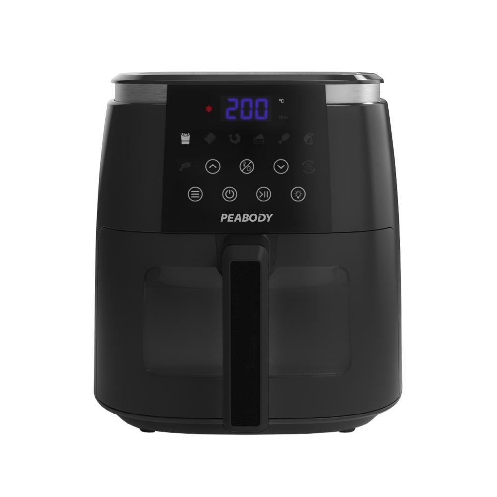 Freidora De Aire Digital Peabody 6lts 1500w Negro