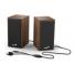 Parlante Stereo Genius Pc Notebook Color Madera USB