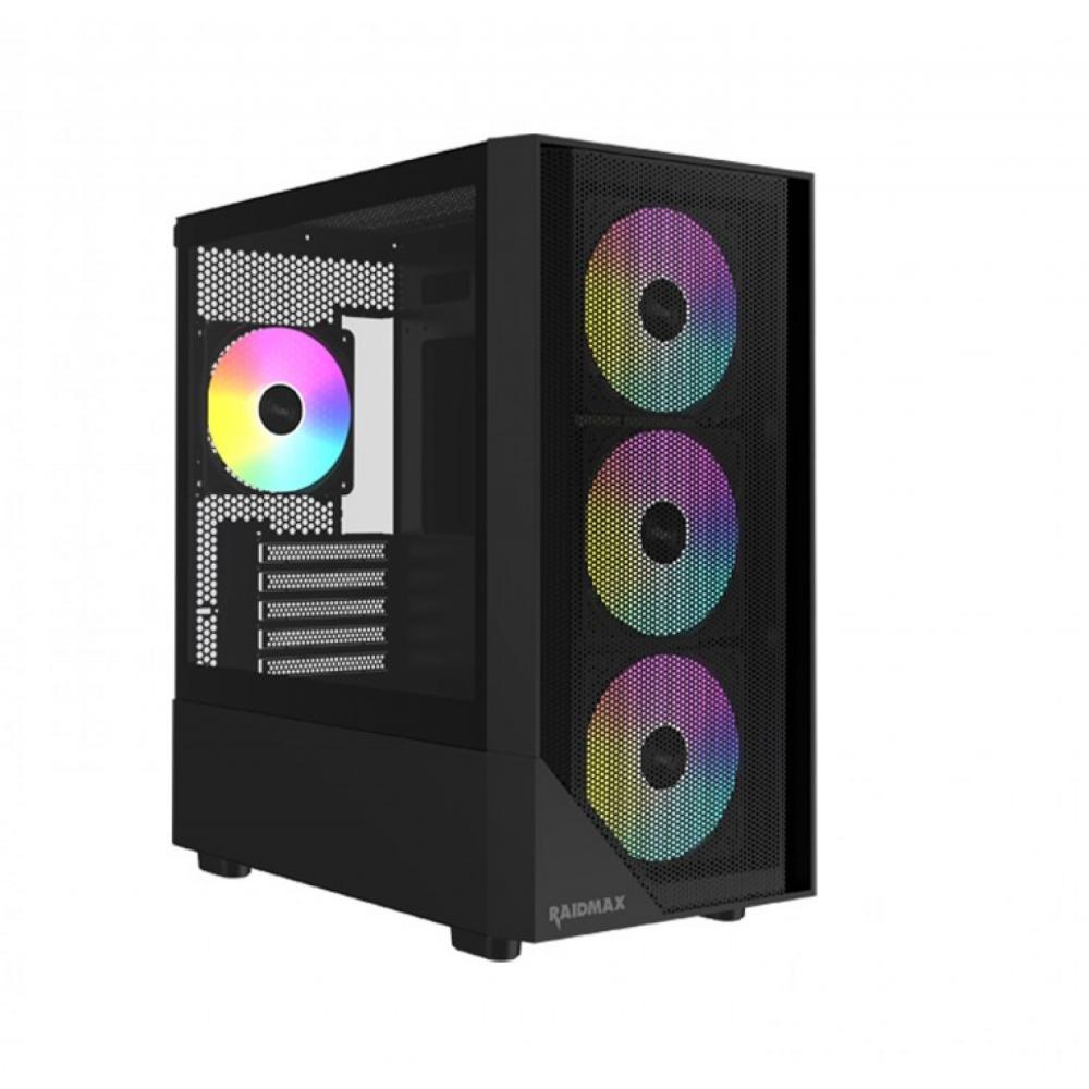 Gabinete gamer raidmax meshian X609 micro ATX black