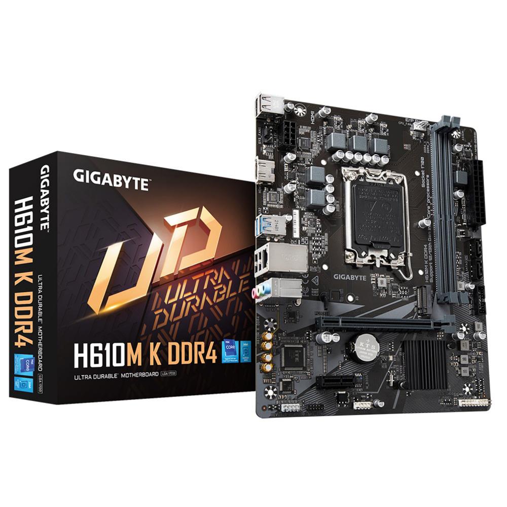 Motherboard Gigabyte H610M K Intel LGA1700 DDR4
