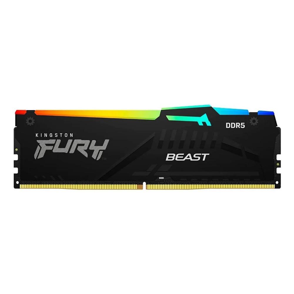 Memoria ram kingston 32gb 6400mhz ddr5 fury beast rgb