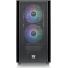 Gabinete gamer thermaltake versa H16 TG RGB black temp glass