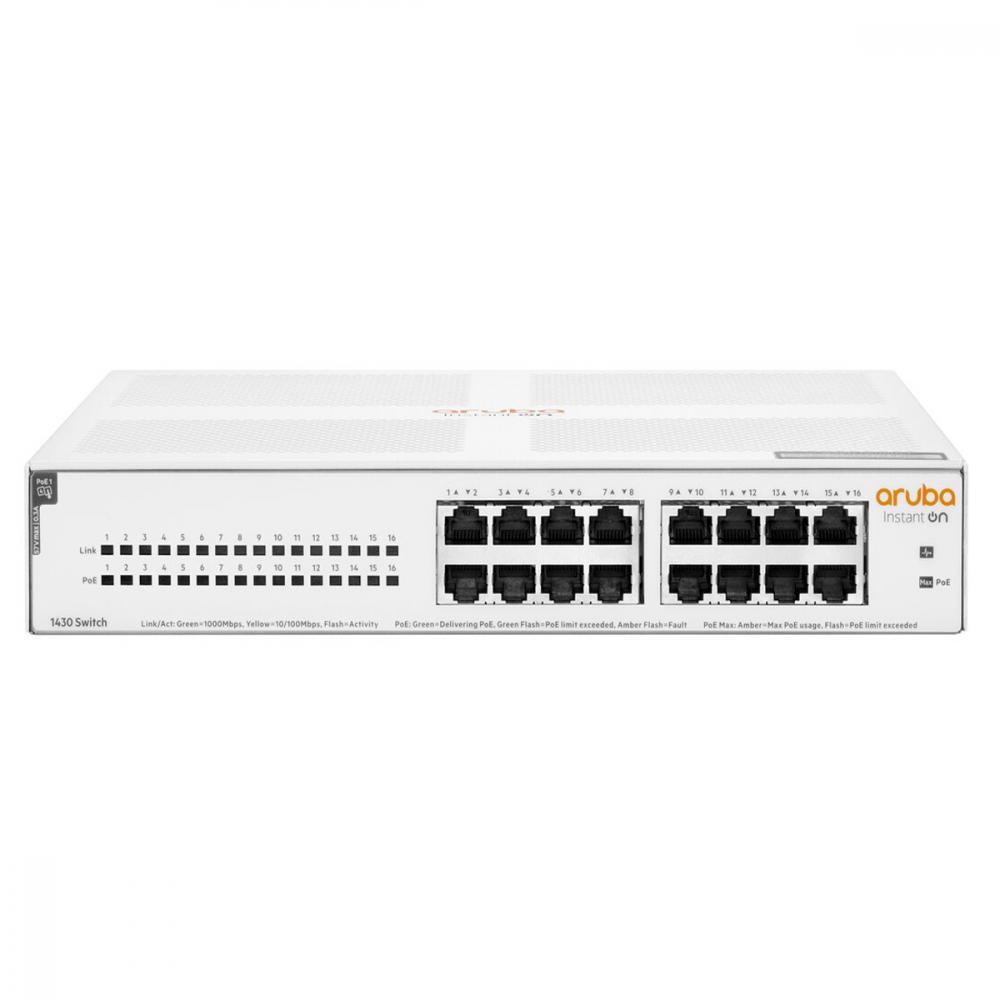 Switch 16 Puertos Gbit Poe Clase 4 Hpe Aruba 1430