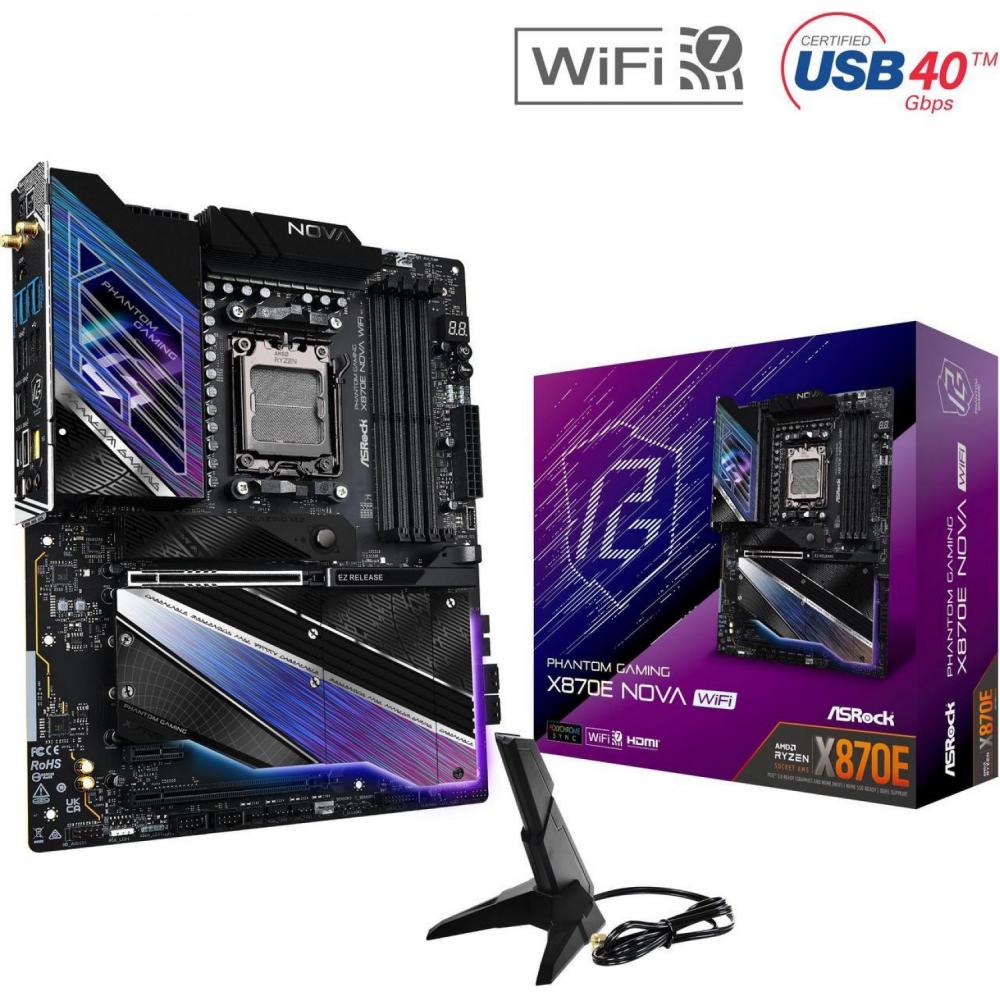 Mother Asrock Phantom Gaming X870e Wifi 7 Am5 Ddr5