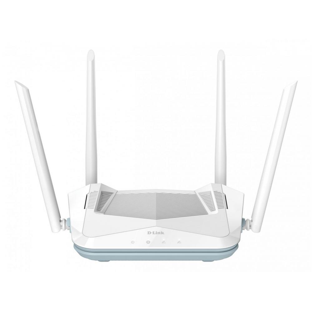 router D-link R18 smart wifi 5 AC1200 4 antenas dual band - blanco