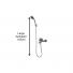 Griferia eurogrif ducha montaje exterior c/transferen modelo lolog
