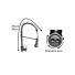 Griferia eurogrif monocomando cocina rociador flexi gourmet modelo nihuil