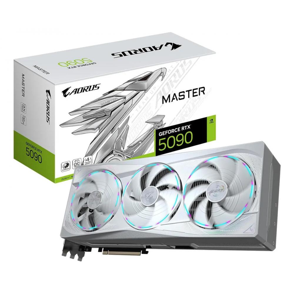 Placa de video gigabyte RTX 5090 Aorus Master Ice 32gb