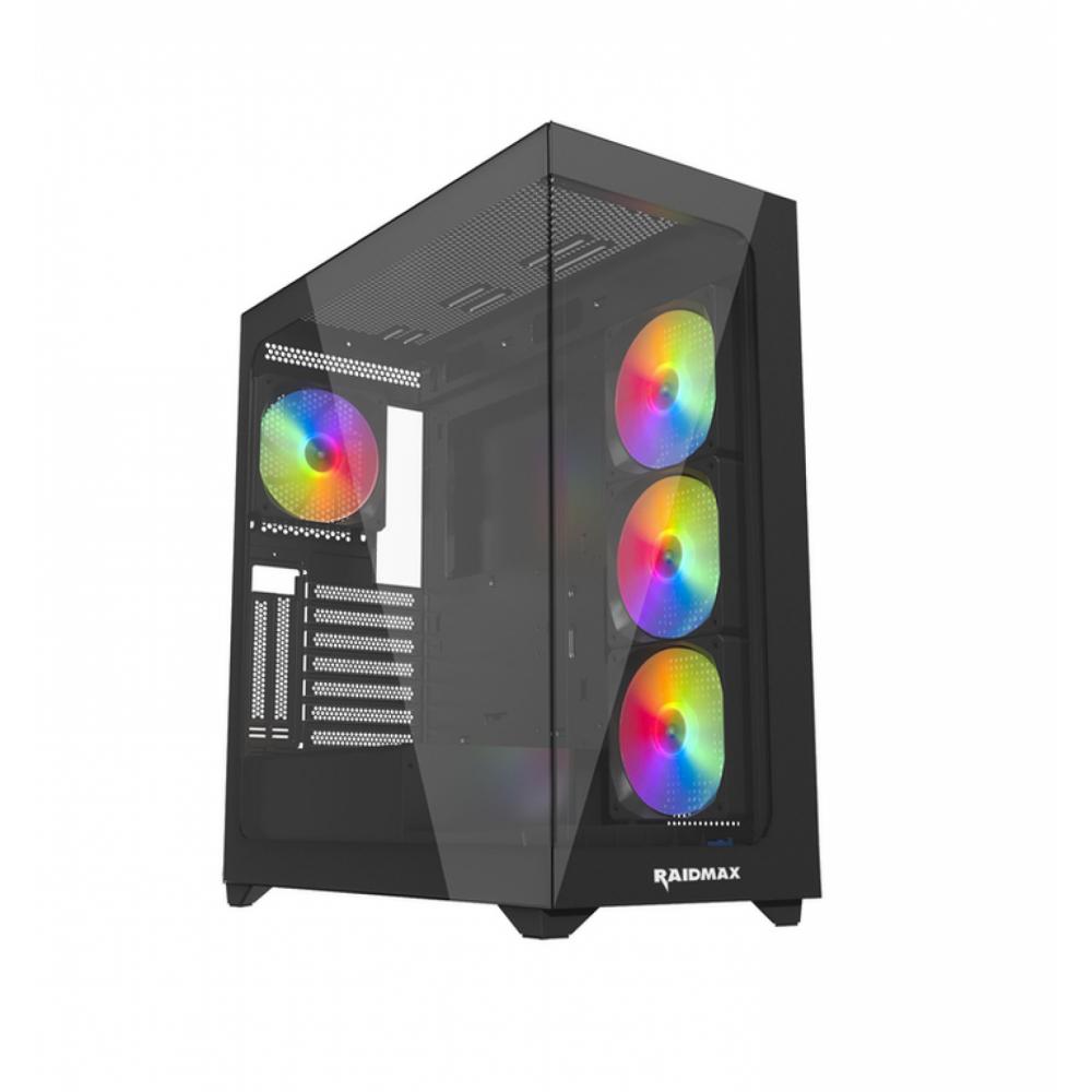 Gabinete gamer raidmax infinita I800 fishtank tg rgb