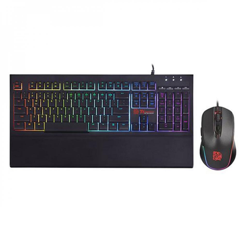 Teclado + Mouse gamer TT e-sports combo challenger elite RGB