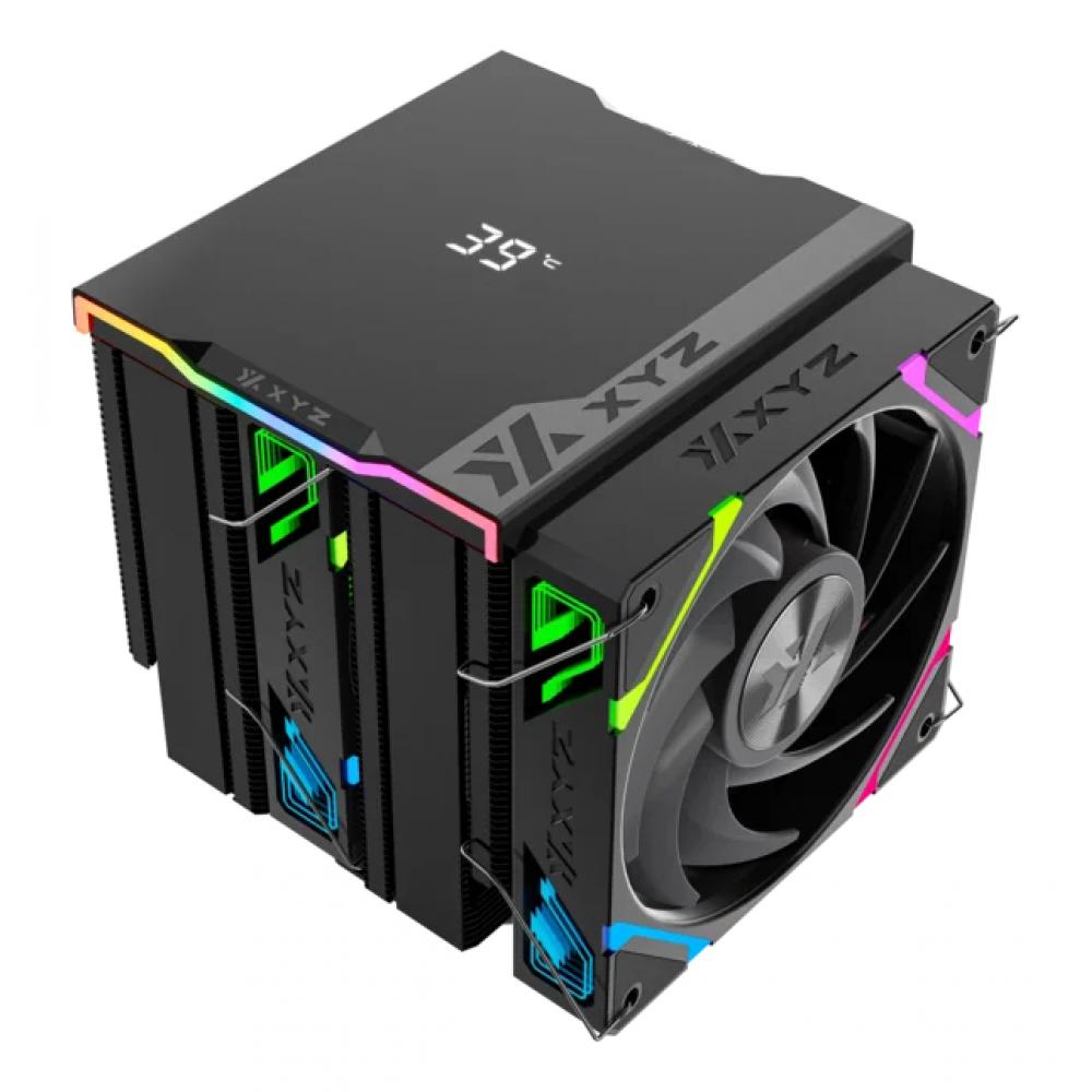 CPU Cooler Thermax 6 duo pro 2xpwm fans real time monitoring